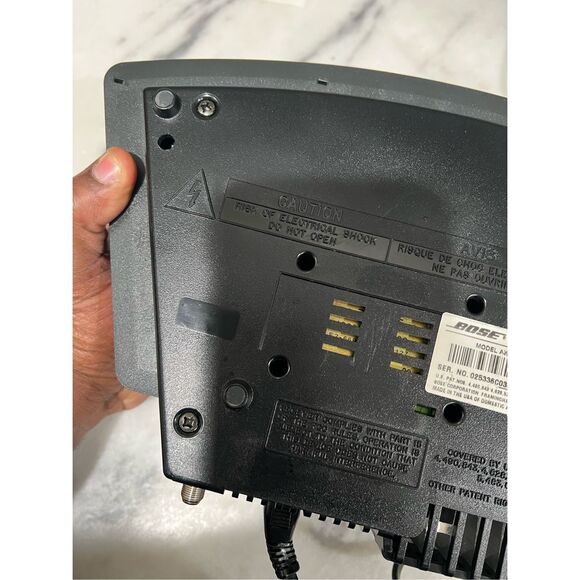 Bose Wave Radio AWR1-1G Black Alarm Clock AM/FM AUX Tested Works Great - Picture 10 of 10